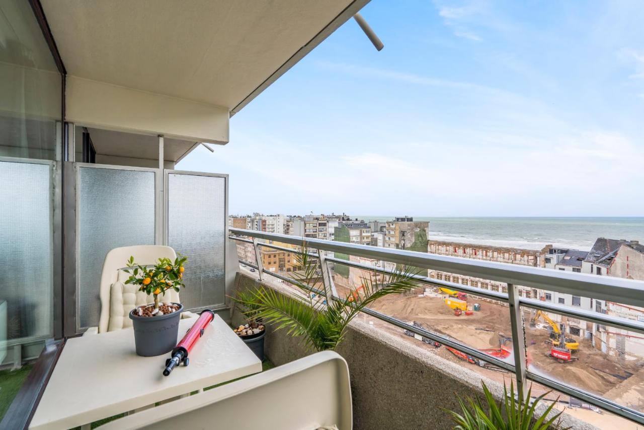 Luxueuze Vakantiestudio Met Zeezicht En Terras In Oostende מראה חיצוני תמונה