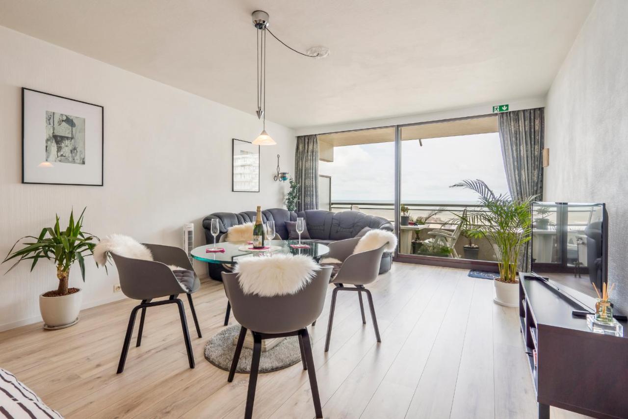 Luxueuze Vakantiestudio Met Zeezicht En Terras In Oostende מראה חיצוני תמונה